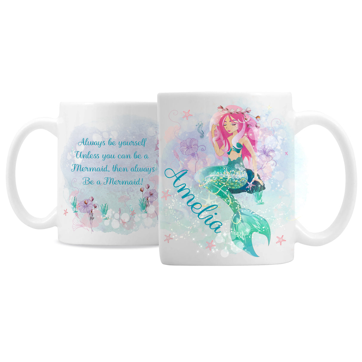 Personalised Mermaid Mug - Mugs at Gift Moments