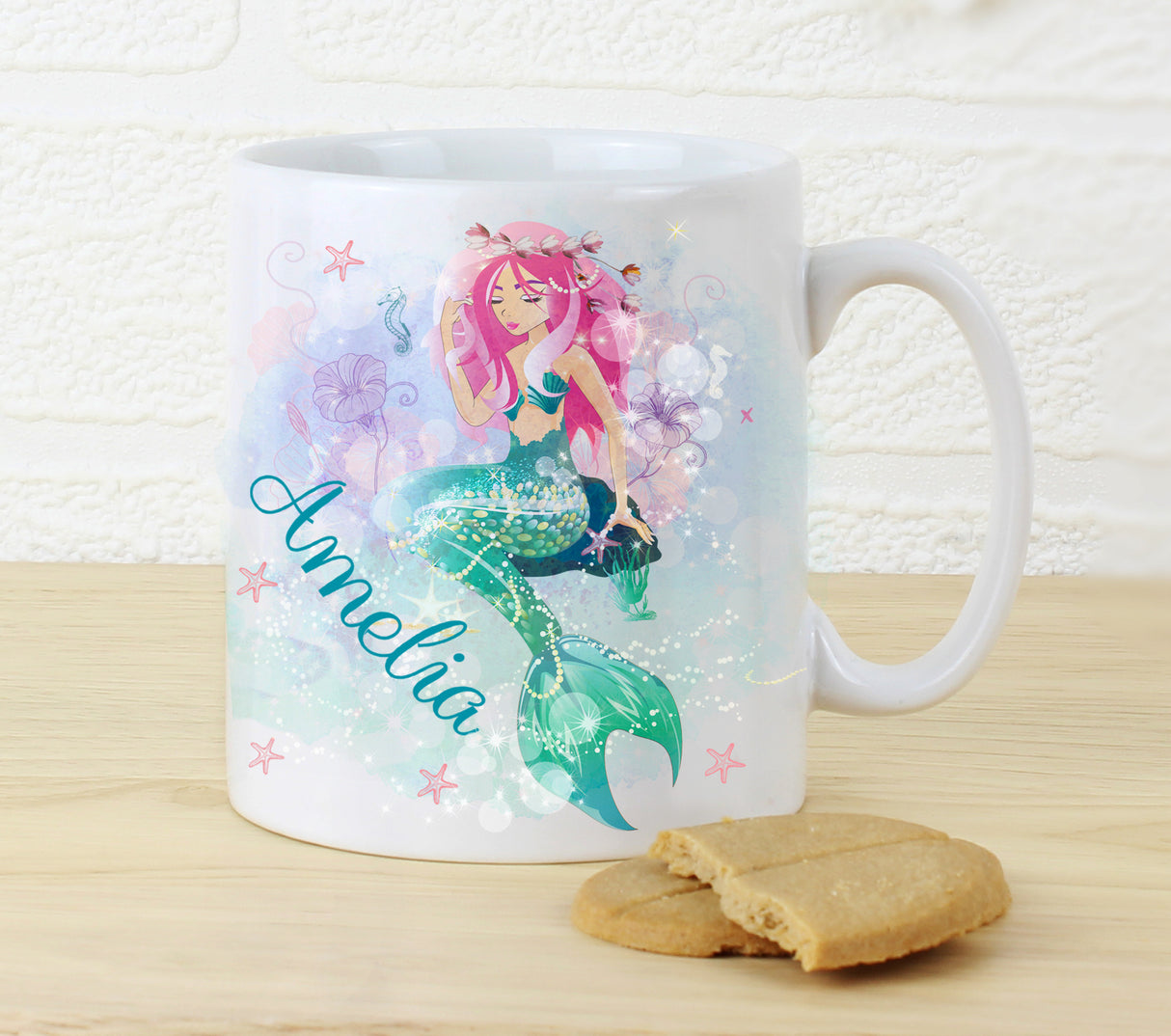 Personalised Mermaid Mug - Mugs at Gift Moments