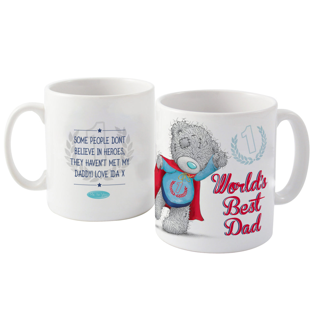 Personalised Me To You Super Hero Mug - Mugs at Gift Moments