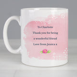 Personalised Floral Watercolour Mug - Mugs at Gift Moments