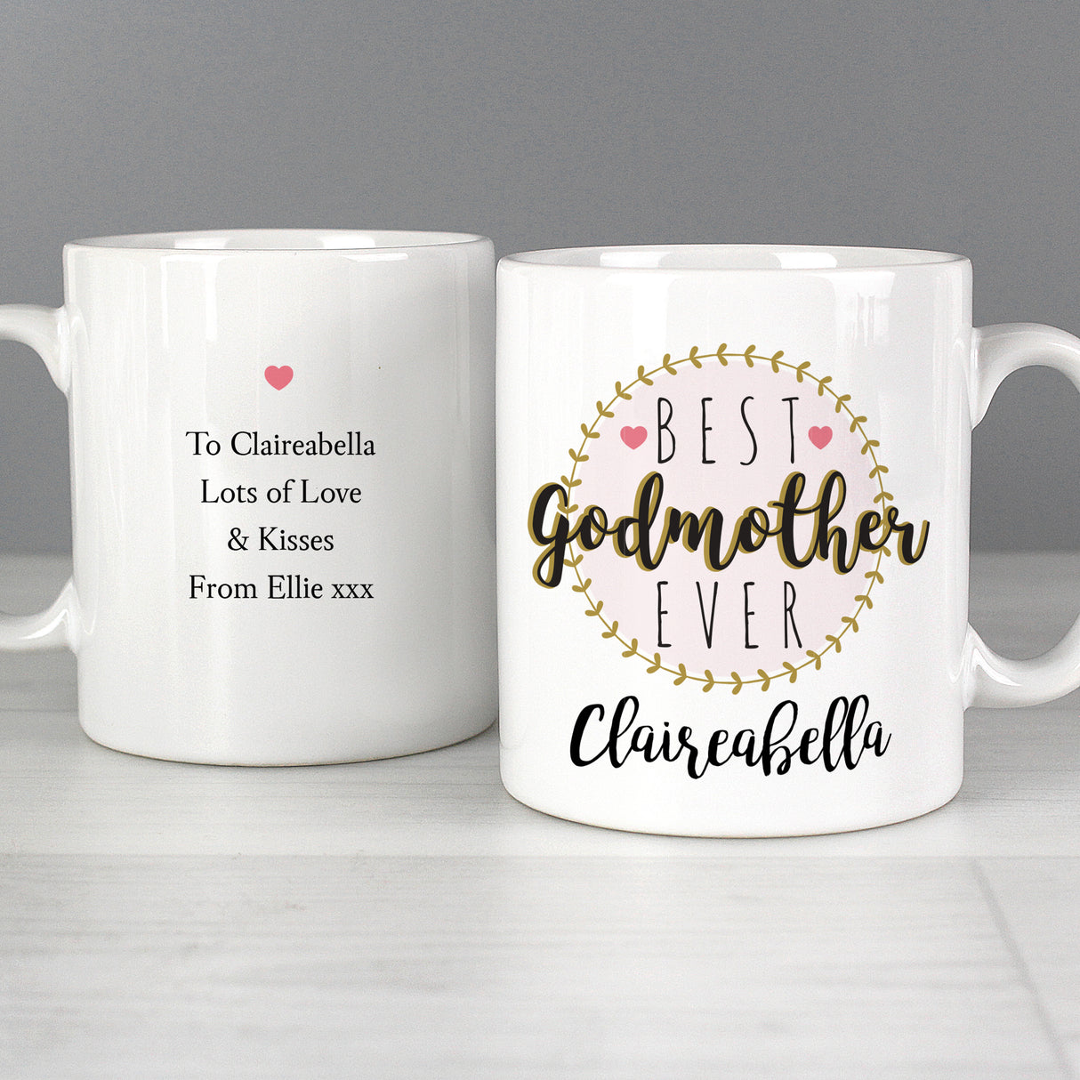 Personalised 'Best Godmother' Mug - Mugs at Gift Moments