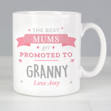 Personalised Pink Promoted To Mug Default Title - Mugs at Gift Moments