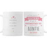 Personalised Pink Promoted To Mug - Mugs at Gift Moments