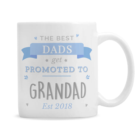 Personalised Blue Promoted to Mug - Mugs at Gift Moments