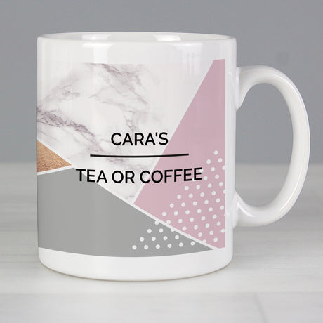 Personalised Geometric Mug Default Title - Mugs at Gift Moments