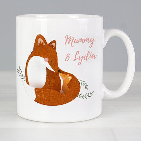 Personalised Mummy and Me Fox Mug Default Title - Mugs at Gift Moments