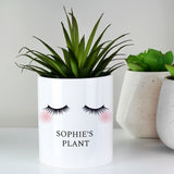 Personalised Eyelashes Ceramic Storage Pot - Storage at Gift Moments