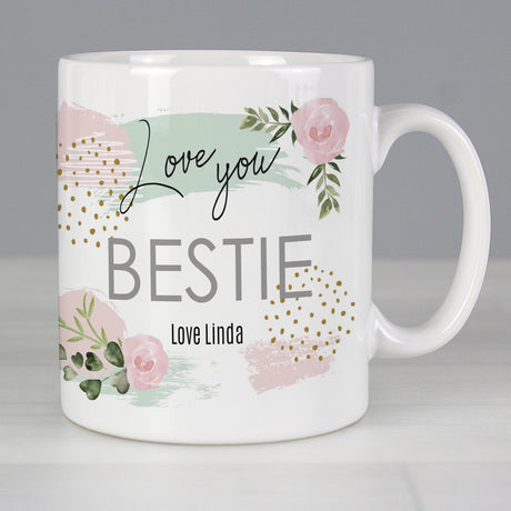 Personalised Abstract Rose Mug - Mugs at Gift Moments