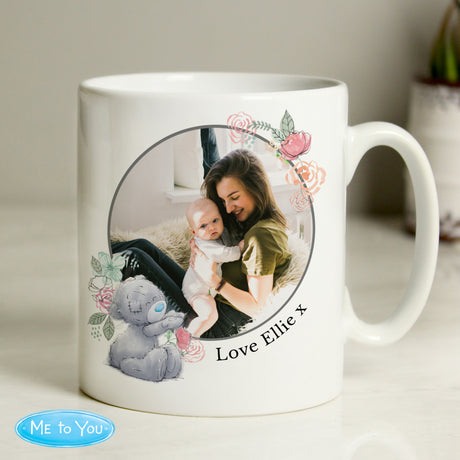 Personalised Me To You Floral Photo Upload Mug - Mugs at Gift Moments