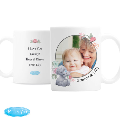 Personalised Me To You Floral Photo Upload Mug - Mugs at Gift Moments