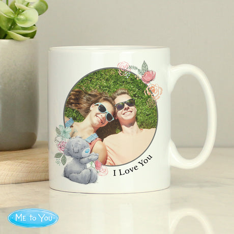 Personalised Me To You Floral Photo Upload Mug - Mugs at Gift Moments