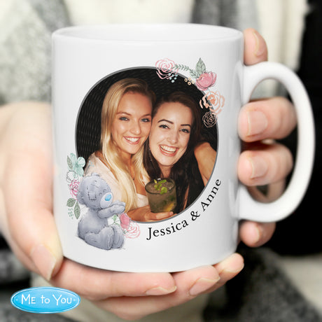 Personalised Me To You Floral Photo Upload Mug - Mugs at Gift Moments