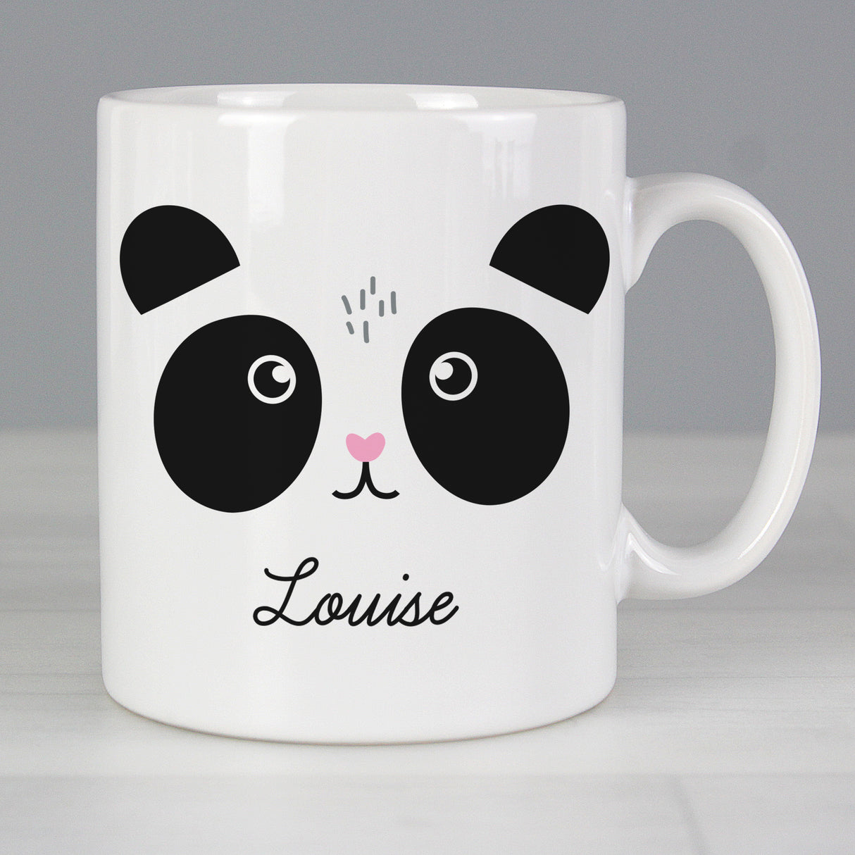 Personalised Cute Panda Face Mug Default Title - Mugs at Gift Moments