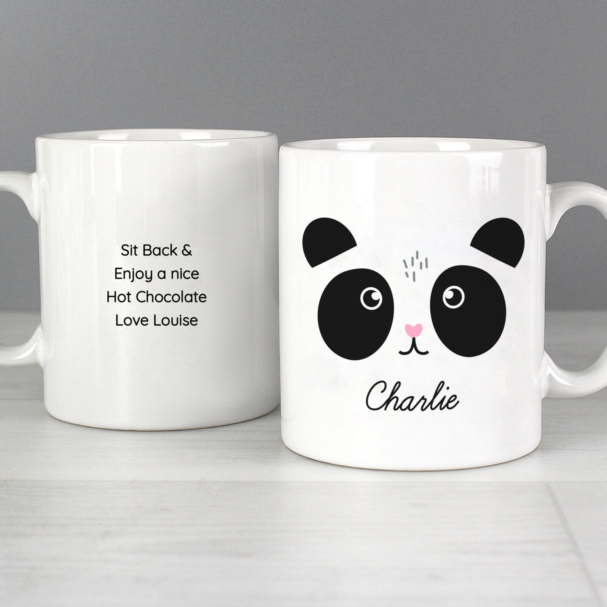 Personalised Cute Panda Face Mug - Mugs at Gift Moments