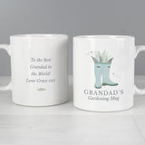 Personalised Blue Wellies Mug - Mugs at Gift Moments