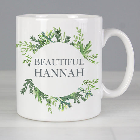 Personalised Botanical Mug Default Title - Mugs at Gift Moments