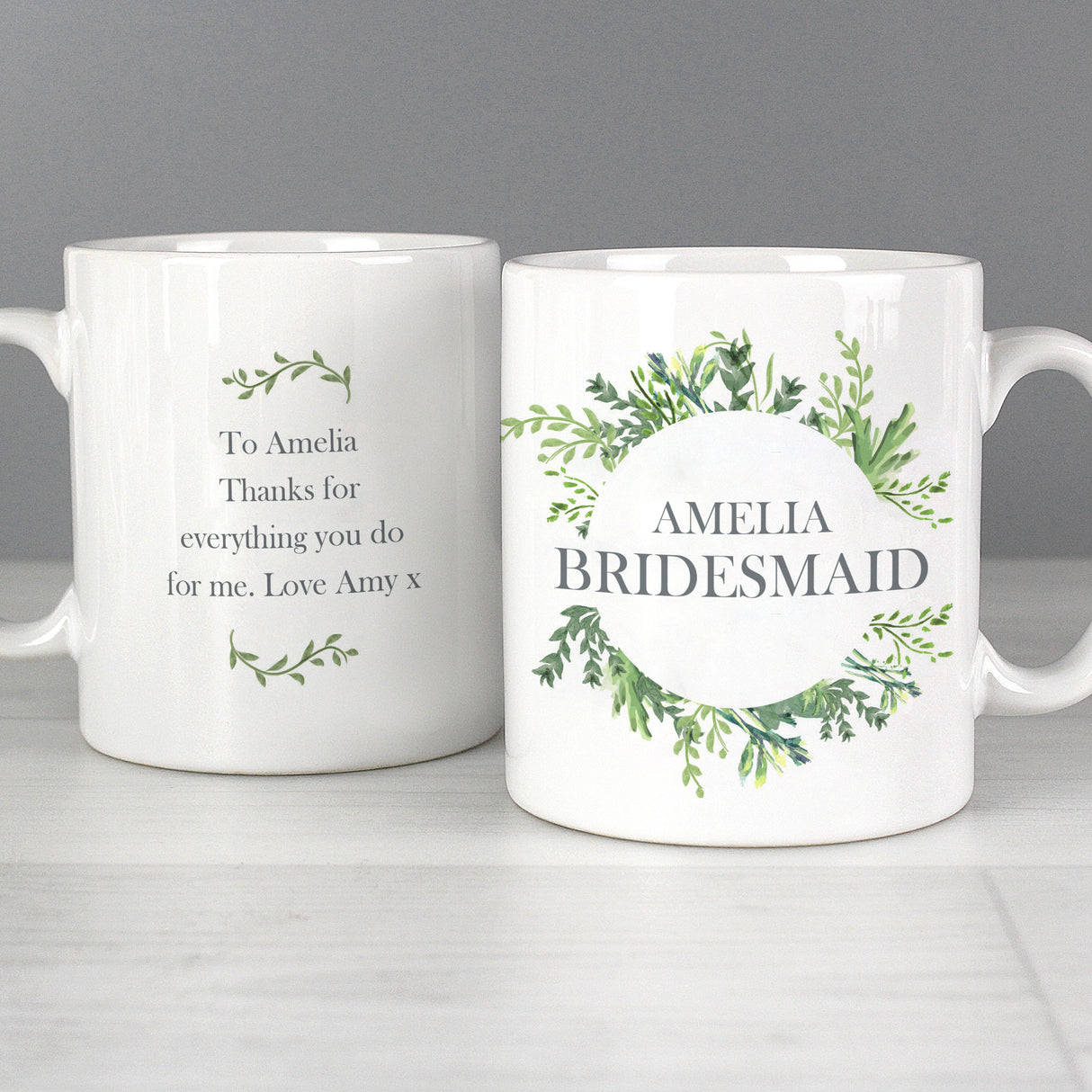 Personalised Botanical Mug - Mugs at Gift Moments