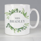 Personalised Botanical Mug - Mugs at Gift Moments