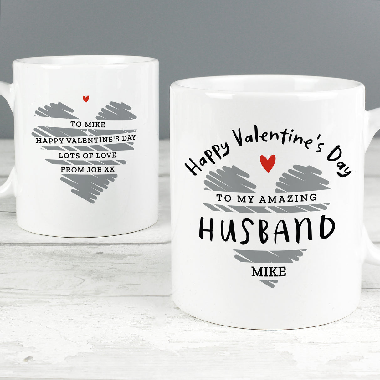 Personalised Happy Valentine's Day Mug - Mugs at Gift Moments