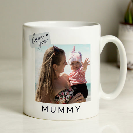 Personalised Love You Snapshot Photo Upload Mug - Mugs at Gift Moments