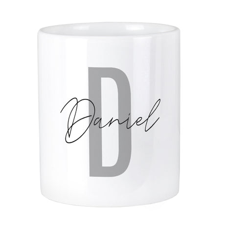 Personalised Initial & Name Ceramic Storage Pot - Storage at Gift Moments