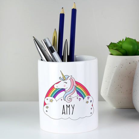 Personalised Unicorn Ceramic Storage Pot - Storage at Gift Moments