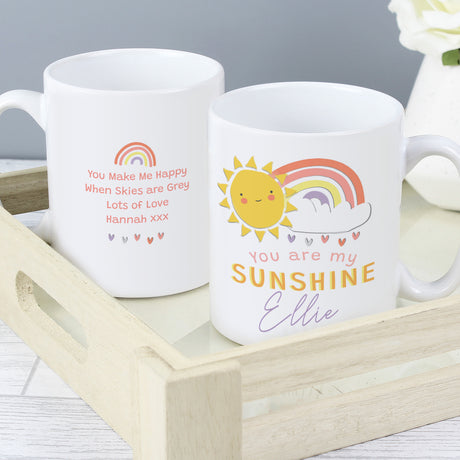 Personalised You Are My Sunshine Mug - Mugs at Gift Moments