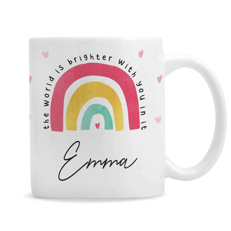 Personalised You Make The World Brighter Mug - Mugs at Gift Moments