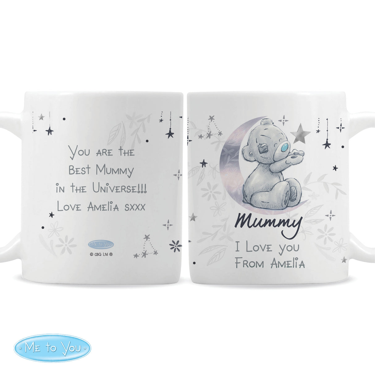 Personalised Moon & Stars Me To You Mug - Mugs at Gift Moments