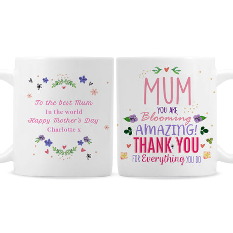 Personalised You Are Blooming Amazing Mug - Mugs at Gift Moments