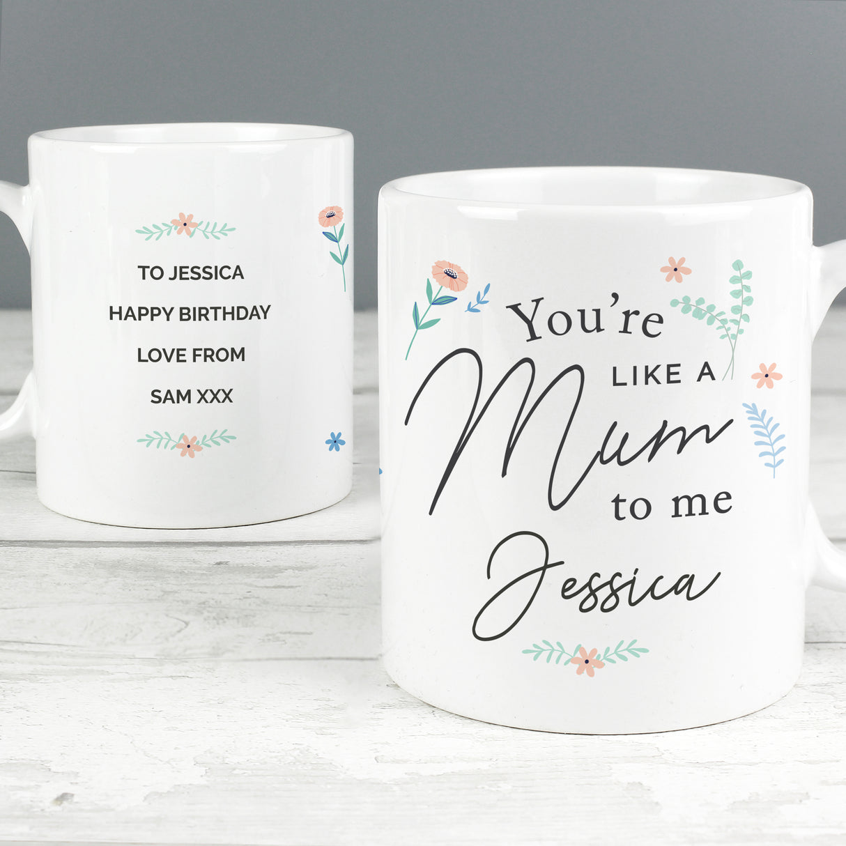 Personalised You're Like A Mum To Me Mug - Mugs at Gift Moments