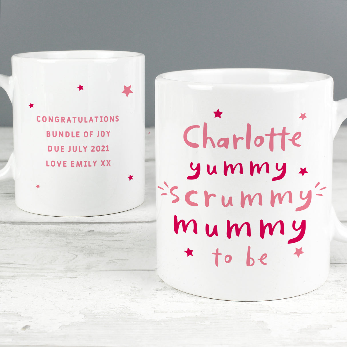 Personalised Yummy Scrummy Mummy To Be Mug - Mugs at Gift Moments