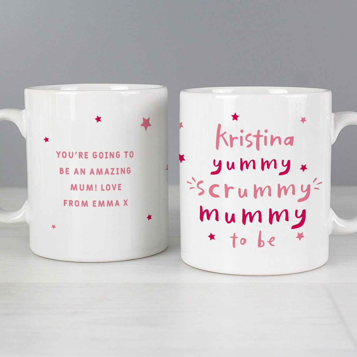 Personalised Yummy Scrummy Mummy To Be Mug - Mugs at Gift Moments