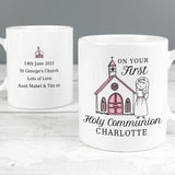 Personalised Girls First Holy Communion Mug - Mugs at Gift Moments