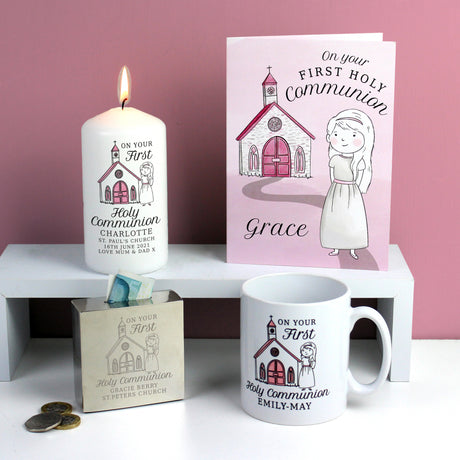 Personalised Girls First Holy Communion Mug - Mugs at Gift Moments