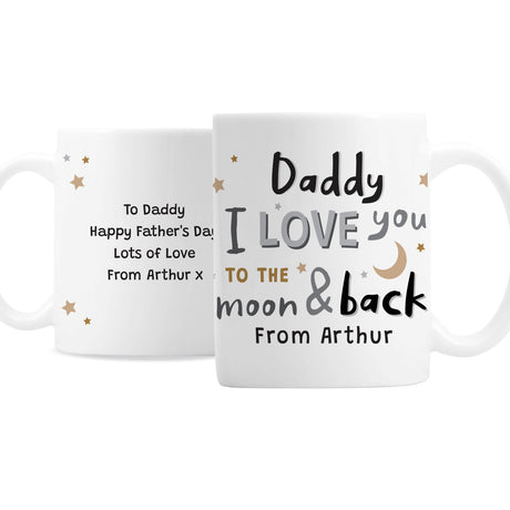 Personalised To the Moon and Back Mug - Mugs at Gift Moments