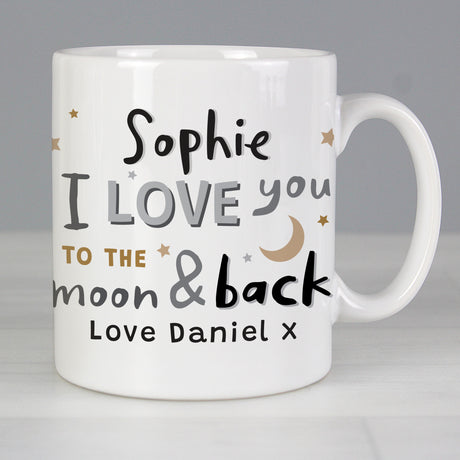 Personalised To the Moon and Back Mug - Mugs at Gift Moments