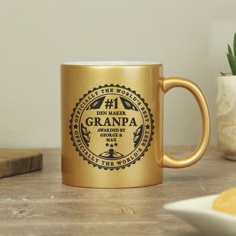 Personalised World’s Best Gold Mug: 3 - Mugs By Gift Moments