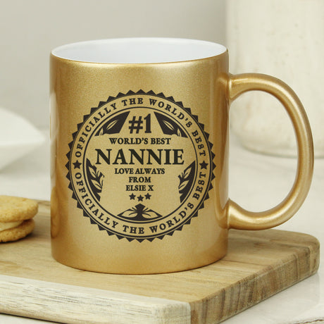 Personalised World’s Best Gold Mug: 4 - Mugs By Gift Moments