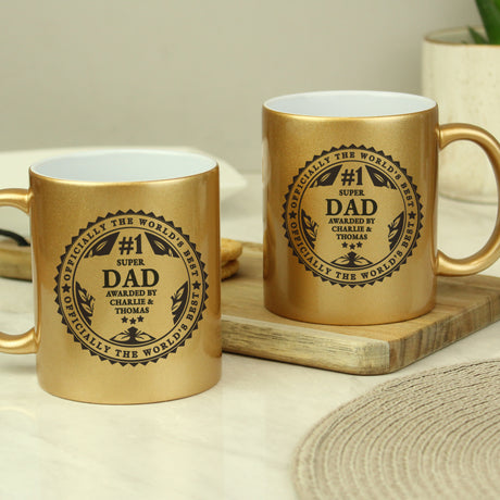 Personalised World’s Best Gold Mug: 8 - Mugs By Gift Moments