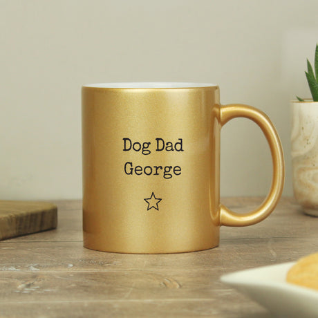 Personalised Free Text Gold Mug - Mugs at Gift Moments