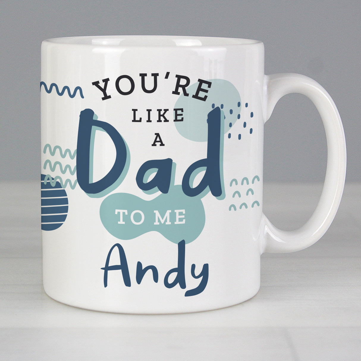 Personalised Like A Dad To Me Mug Default Title - Mugs at Gift Moments