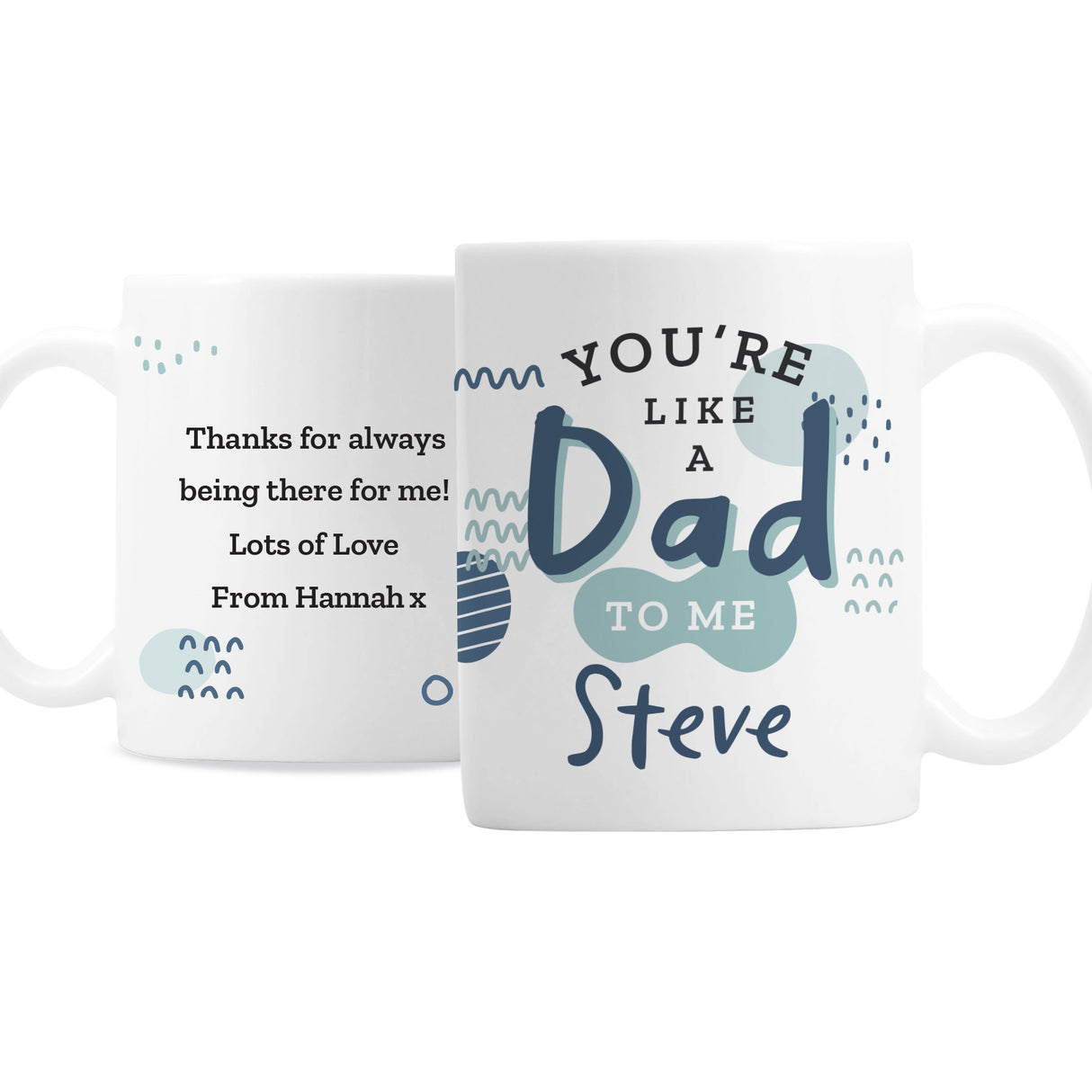 Personalised Like A Dad To Me Mug - Mugs at Gift Moments