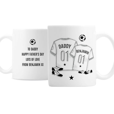 Personalised Football Mini Me Mug - Mugs at Gift Moments