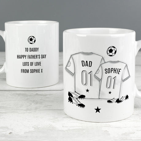 Personalised Football Mini Me Mug - Mugs at Gift Moments