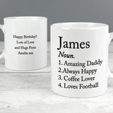 Personalised Dictionary Definition Mug - Mugs at Gift Moments