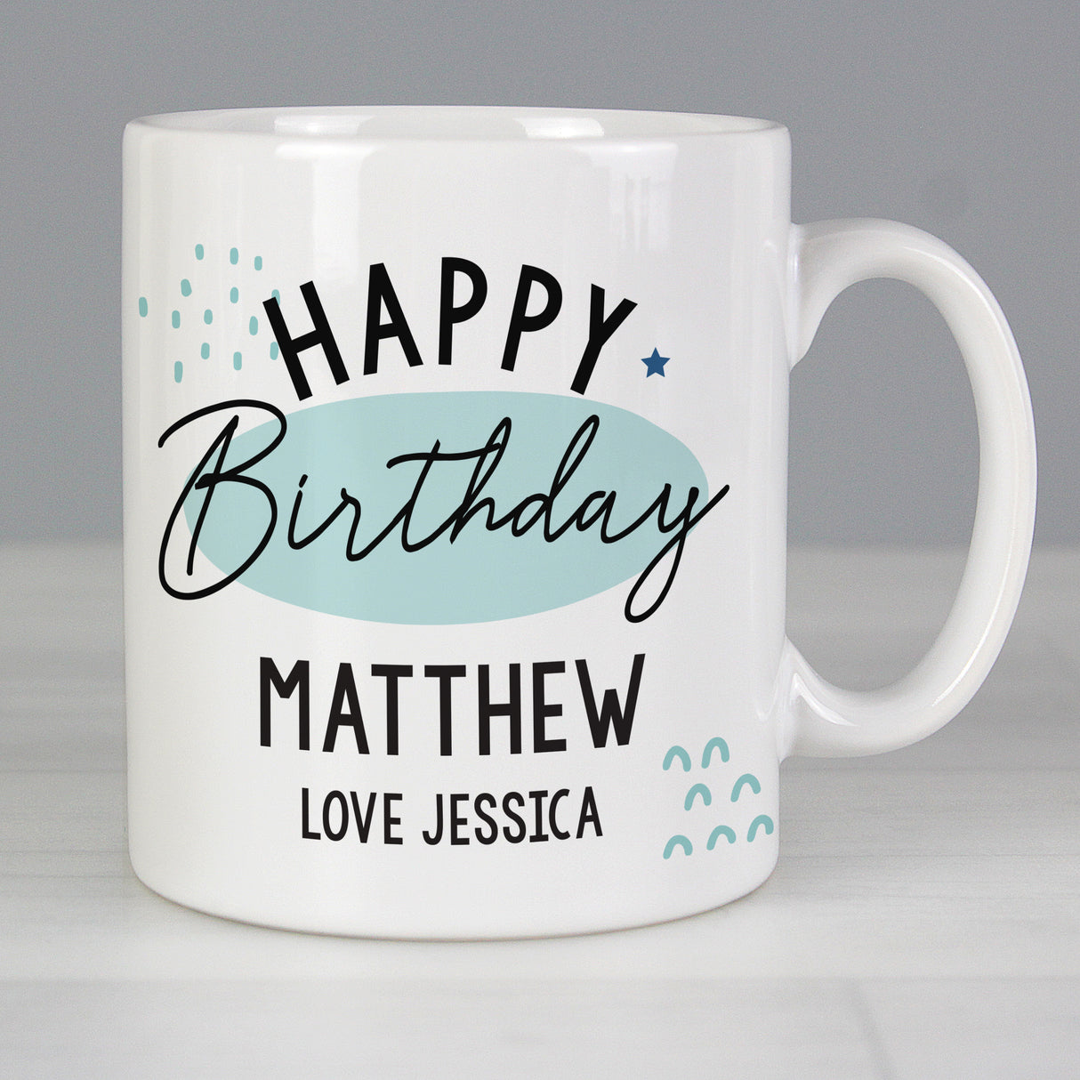 Personalised Happy Birthday Mug Default Title - Mugs at Gift Moments