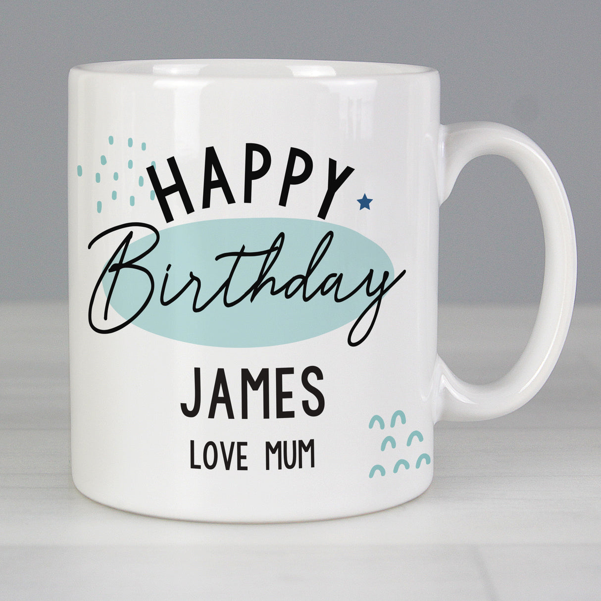 Personalised Happy Birthday Mug - Mugs at Gift Moments