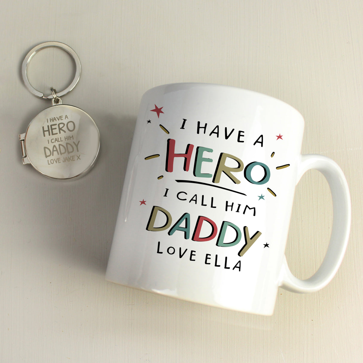 Personalised I Have A Hero Mug - Mugs at Gift Moments