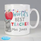 Personalised Me to You World's Best Teacher Mug Default Title - Mugs at Gift Moments